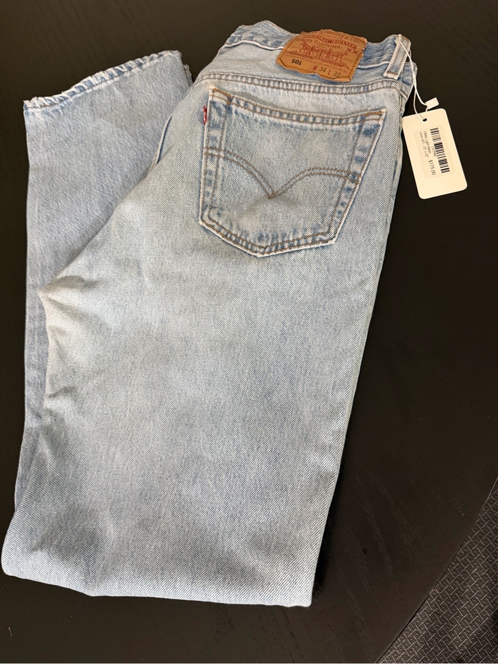 Levi's 501 Light Wash Men’s Jeans - Classic Straight Fit